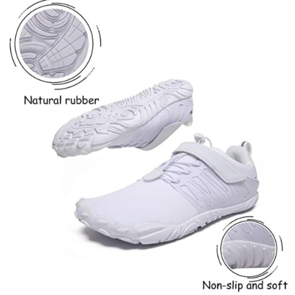 Evglow Men's Wide Minimalist Trail Running Shoes - Picture 5 of 10